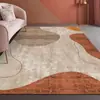 Atacado transfronteiriço de tapetes modernos e minimalistas para sala de estar, tapetes de área grande para sofá e mesa de centro, tapetes de veludo cristalino resistentes a manchas e fáceis de limpar