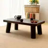 Mesa de Café Tatami Estilo Japonés, Mesa Simple para Ventana de Mirador, Mesa de Cama, Mesa Baja para Balcón, Mesa Pequeña Estilo Zen para Ventana de Mirador, Mesa de Té
