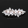 Tocado de boda europeo y americano transfronterizo, accesorios para el cabello de cristal, peine dorado para el cabello, peine de pedrería de perlas, joyería, accesorios para el cabello de novia al por mayor