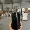 Fabricantes de Botellas de Vidrio al por Mayor Múltiples Capacidades Violeta Negro Material Opaco a la Luz Botella para Cremas Botella Cosmética Botella de Cáñamo