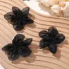 Estilo Hada Dulce del Bosque Malla Color Puro Flor Grande de Cinco Pétalos DIY Hecho a Mano Ropa Accesorios para el Cabello Bolsas Zapatos Accesorios de Flores