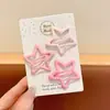 Pinzas laterales estilo dopamina con un toque de alta gama, pinzas delicadas con flecos para niñas, pasadores dulces, pinzas de cocodrilo a la moda