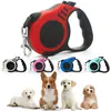 Guia automática retrátil para animais de estimação transfronteiriça, guia portátil para passear com cães ao ar livre, guia para cães pequenos e gatos, corda para cães