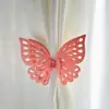 Hebilla de Cortina Nudo de Mariposa Hueco Exquisita Sensación de Alta Gama Habitación Dormitorio Corazón de Niña Decoración Sanadora Clip para Cortina del Hogar