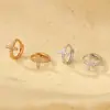 Pendientes de Plata de Ley 925 de Venta Caliente con Diseño de Cruz de Diamante Super Brillante para Hombres y Mujeres, Pendientes de Tachuela para Cartílago de Oreja Simples, de Nicho, Versátiles y Personalizados