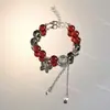 Super Hada~ Conjunto de Siete Pulseras de Perlas Mariposa, Estilo Girly Lujoso con Perlas Mariposa, Regalo para Mejor Amiga o Novia