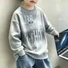 Sudadera fina para niño, jersey de manga larga con cuello redondo para niños, capa base para primavera, otoño e invierno, forro polar, prenda superior versátil para niños