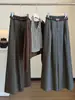 Pantalones de Pierna Ancha Rectos Adelgazantes Sueltos Estilo Old Money para Mujer, Nuevo Modelo de Otoño, Cintura Semi-Elástica, Pantalones Casuales Versátiles Simples para el Trabajo