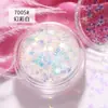 Parche de estrella de cinco puntas mágico de oro y plata de 2.5 mm, lentejuelas de estrella láser de moda para uñas, decoraciones de uñas DIY, venta al por mayor