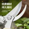 Tijeras de podar de rama de acero inoxidable, Tijeras para recolectar fruta, Tijeras para podar flores y árboles, Tijeras de jardín para injertos de paisajismo, Venta al por mayor de fabricantes potentes