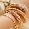 Pulseira Colar Mesmo Estilo Louis Europeu e Americano Alta Qualidade Estiloso Moda Exagerado Animal Cobra Colar Metal Pesado Exportação