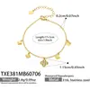 Venta Caliente Europea y Americana Trébol de Cuatro Hojas Súper Brillante Completo de Diamantes Circonita DIY Multi-Accesorio Set de Collar y Pulsera Acero Inoxidable Chapado en Oro de 18K