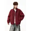 Jaqueta de couro PU tie-dye estilo americano para homens, coleção de primavera, marca da moda, corte estiloso e limpo, jaqueta de couro biker curta com gola alta para homens