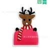 Accesorios Creativos para Clip de Bolígrafo de Navidad PVC Pegamento Suave Extraíble Hebilla de Lápiz DIY Universal Clip de Bolígrafo de Papelería Personalizado Transfronterizo