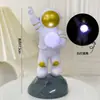 Decoração de Bolo para Meninos e Meninas Astronauta Princesa Anne Decoração Cartão para Festa de Primeiro Aniversário Infantil Plug-in