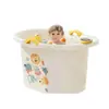 Cubo de Baño para Bebé Jingqi Cubo de Natación para Bebé Cubeta de Baño Puede Sentarse en Casa Cubeta de Baño Grande Engrosada para Mantener Caliente en Invierno