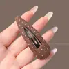 Pinza para el Cabello de Tela Estilo Coreano con Lunares para Mujer 2026 Nuevo Otoño/Invierno Pinza Lateral para Flequillo Pelo Suelto en la Frente Pinza BB Pasador Adorno para el Cabello