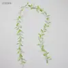 Folhas de Vime, Plantas Verdes, Plantas Penduradas de Plástico, Cipós de Teto, Revestimentos de Parede Interna, Decorações de Supermercado