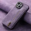 Adecuado para funda de teléfono móvil Apple 18Promax, Cuero de color puro 16Pro con soporte, Portatarjetas Air, Funda protectora Iphone17