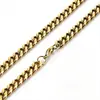 Cadena Cubana de Acero de Titanio Pulido Hexagonal Pulido de Acero Inoxidable Americano y Europeo Hip-Hop para Hombre Cadena de Sudadera Collar Personalizado