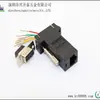 Adaptador de Computadora RJ45 a DB9F Pegamento Negro con Buena Calidad y Calidad Cuidadosamente Seleccionada