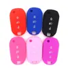 Funda de Silicona para Llave de Coche Peugeot Citroen Funda Plegable para Llave Elysee Botón de Luz de Bienvenida