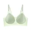 Sutiã Sem Costura para Mulheres com Seios Pequenos, Estilo Fino de Verão, Anti-Queda, Coleta Lateral dos Seios, Sem Fio, Sutiã de Suporte Macio