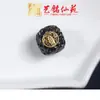 Bloqueo de Bendición de las Cinco Escrituras Tallado en Sándalo Accesorios Yiming Xianyuan Joyería DIY Llavero Cadena para Teléfono Móvil Accesorios de Pulsera