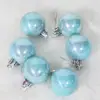 Bolas de Navidad al por mayor 3/4/5/6/8cm Plástico Brillante Mate Pasteles Bolas Galvanizadas Decoraciones Colgantes para Árbol de Navidad