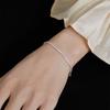 Yuyu dulce simple brillante pulsera de plata transfronteriza japonesa y coreana simple Cielo Estrellado nicho pulsera de lujo ligero