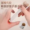 Novo Modelo de Massageador de Dedos Multifuncional de Madeira Maciça, Bastão de Massagem, Rolo para Desobstruir Meridianos, Clipe Portátil de Massagem de Dedos com Amassamento
