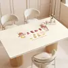 Tapete de Mesa à Prova d'Água, Óleo, Lavável, Resistente ao Calor, Estilo Creme, Novo Modelo 2025, Tapete de Mesa de Centro de Alta Qualidade