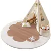 Alfombra Blanda de Imitación Cachemir Transfronteriza, Felpudo Absorbente de Agua Antideslizante, Felpudo de Peluche para Juegos y Entretenimiento, Felpudo Decorativo para Sala de Estar
