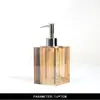 Set de Bandeja con Dispensador de Botella de Cristal de Lujo Ligero para Baño Adornos para Lavabo Habitación Modelo Baño Baño Decoración de Aromaterapia