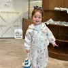 Conjunto de Sudadera con Capucha y Pantalones de Chándal de Invierno con Forro Polar para Niñas Zhe Li Ropa Infantil Ropa para Bebés Clase A