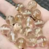 Cuentas redondas de cristal de imitación cuentas sueltas de jade de imitación cuentas de cristal de hielo para pulsera collar accesorios de joyería cuentas hechas a mano