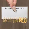 Moda Europea y Americana Elegante Conjunto de Collar, Pendientes y Anillo Pendientes de Gama Alta Pendientes para Mujer Conjunto de Joyería de 49 Piezas
