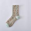 Calcetines tridimensionales de palacio calcetines de tubo para niños populares en la red ins de moda japoneses coreanos baratos calcetines altos para estudiantes para mujer en relieve