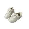Zapatos de Skate para Niños 2026 Otoño Estilo Coreano Zapatos Infantiles Zapatos Deportivos para Niños Estudiante Versátiles Casuales Zapatos Blancos Zapatos para Niñas