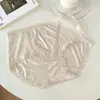 2823~Roupa Íntima Feminina Sexy de Cetim Tecido Sedoso e Macio Luxo Acessível Calcinhas para Meninas Seda de Amora Antibacteriana