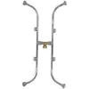 Boquilla de Brazo Pulverizador Múltiple de Doble Cara en Forma de Abanico de Acero Inoxidable para Pulverizador Motorizado Agrícola para Cultivos de Frijol, Pepino y Vid