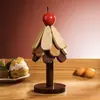 Alfombrilla Aislante Térmico para Árbol de Navidad, Alfombrilla de Madera Maciza para Mesa de Comedor, Alfombrilla Aislante Térmico Anti-quemaduras para Mesa, Posavasos con Forma de Árbol, Posavasos Decorativo para Mesa de Comedor