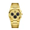 Reloj Multifuncional para Hombre Marca Suiza Nuevo Resistente al Agua Luminoso de Cuarzo Transmisión en Vivo Comercio Exterior Modelo Popular Dropshipping