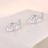 Aretes 2024 Nuevos de Moda para Mujer Aretes de Corona de Plata Esterlina Aretes Elegantes de Verano Japoneses y Coreanos Aretes de Celebridad de Internet Aretes