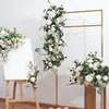 Arreglos Florales de Rosas Artificiales Transfronterizos, Arreglos Florales para Pasillo de Bodas, Flores para Decoración de Hoteles, Decoraciones de Boda, Bolas de Flores Artificiales, Arreglos Florales