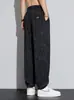 Pantalones largos finos de marca de moda para hombre, transpirables, simples, versátiles, con caída, para verano, pantalones tipo harén deportivos, pantalones casuales