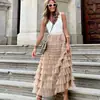 Artículo de Venta Caliente Transfronterizo Verano 2026 Europeo y Americano, Falda de Malla de Moda para Pasteles para Mujeres en Plataformas Independientes y Aliexpress