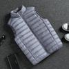 2025 Exportação Outono e Inverno Nova Roupa Masculina Leve de Algodão Moda Casual Colete Colete Versão Solta Jaqueta para Homem