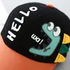 Gorra de pico para niño otoño caricatura de dinosaurio gorra de béisbol para bebé primavera y otoño niños y niñas protección solar moda sombrero para niños moda