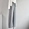 Pantalones de corte recto para mujer, de primavera, holgados, informales, de pierna ancha, para niñas.
